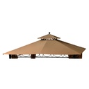 Tetto di ricambio per Gazebo Texas 3x3 cm