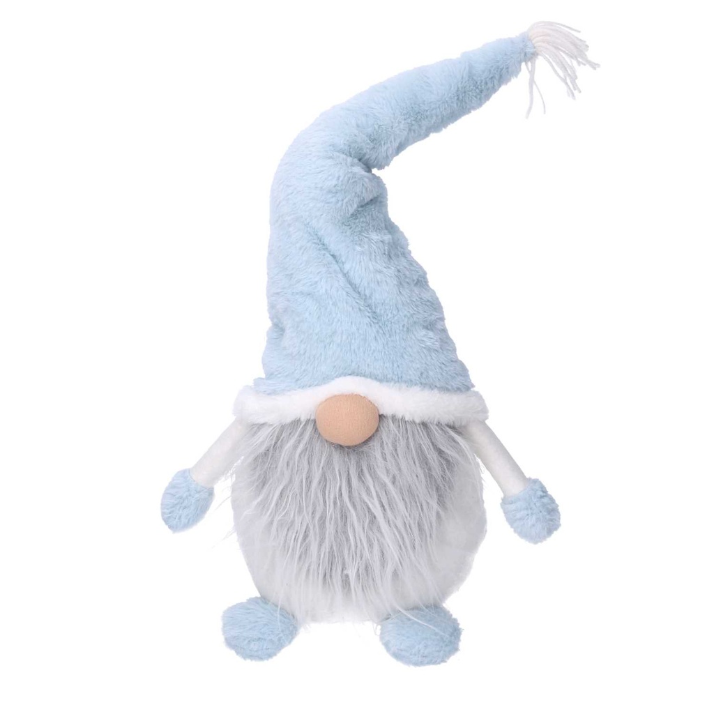 Gnomo tessuto grigio 21x10h44 cm