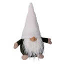 Gnomo Tessuto Verde Bianco 20,5x20h45 cm