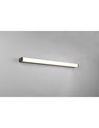Lampada da Parete Bagno LED 12W Fabio Nero L80 cm