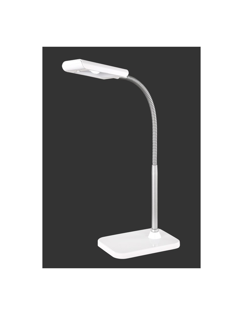 Lampada Da Scrivania Braccio Flessibile Led Pico Bianco Trio Lighting