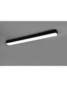 Lampada da Soffitto Rettangolare LED 37W Nero