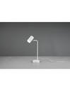 Lampada da Tavolo Marley Bianco con Spot Cilindrico H45