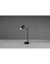 Lampada da Tavolo Marley Nero e Spot Cilindrico H45