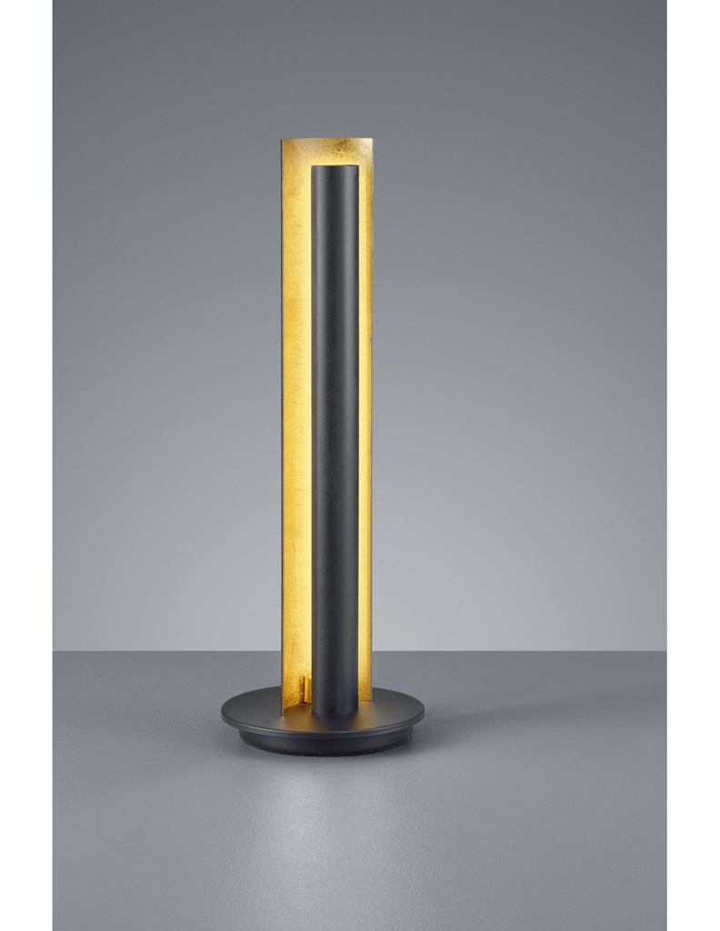 Lampada da Tavolo Moderna LED Texel H47 cm Nero e Oro