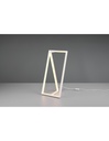 Lampada da Tavolo Squadrata Moderna con Touch Dimmer LED Edge Bianco