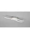 Lampada Soffitto Moderna Bacchette Led 4000k Nichel