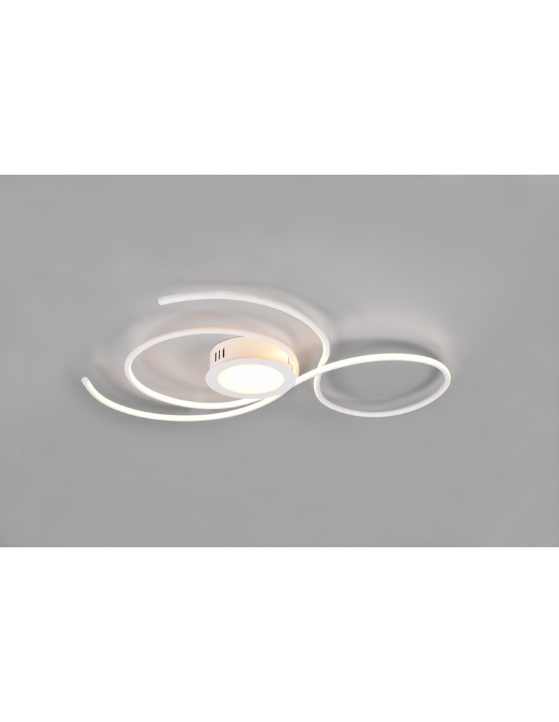 Lampada Soffitto Parete Moderna Led 48W Dimmer Jive Bianco