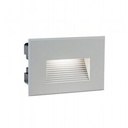 Lampada a incasso in alluminio pressofuso con diffusore in vetro satinato - 3W, 300 lumen, 4000°K
