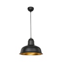 Lampada a sospensione Kumbet MDL3053 metallo nero interno oro