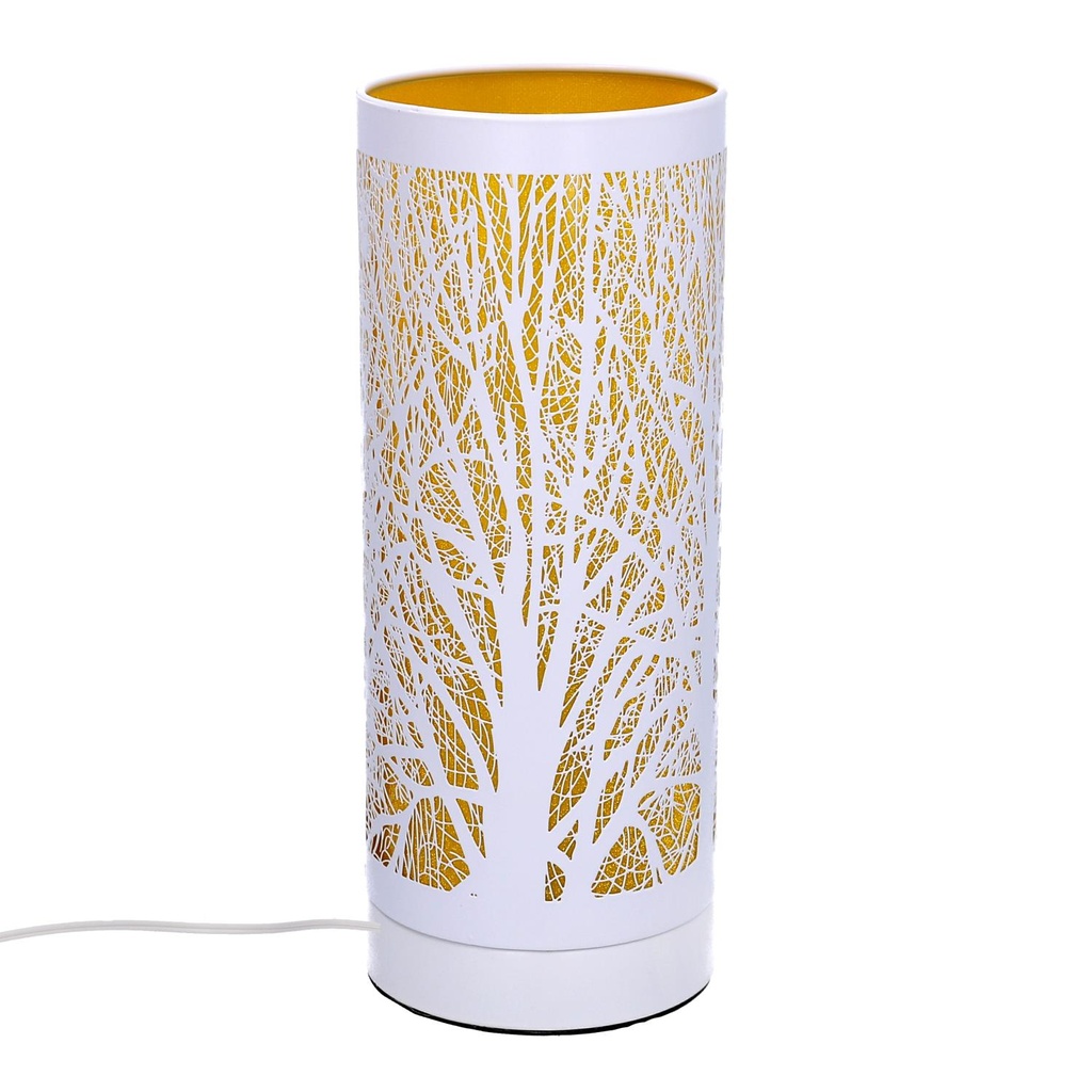 Lampada Aroma Metallo Touch Giallo cmø10h26