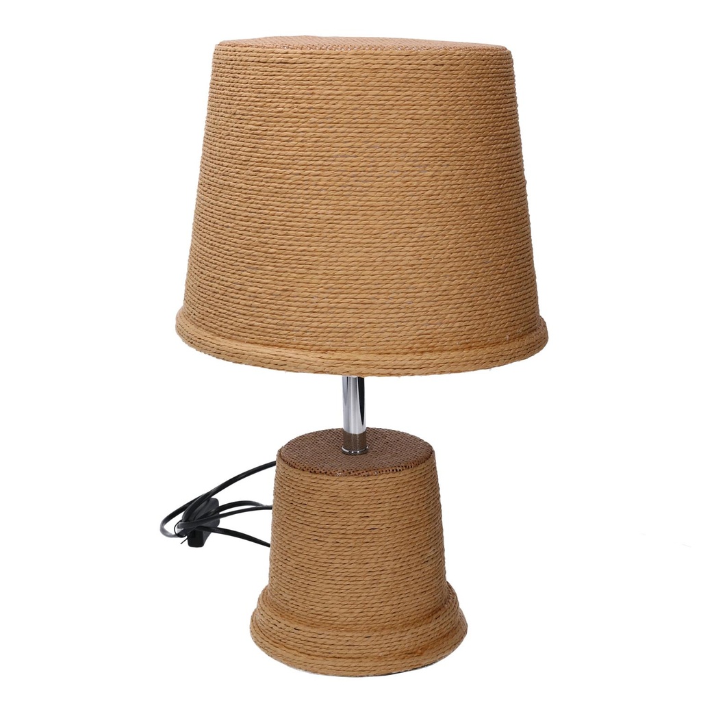 Lampada tonda in carta sabbia ø25x40 cm
