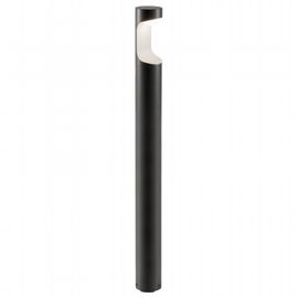 Lampada da esterno in alluminio pressofuso con diffusore opalino - 9W - 1155 lumen - Classe E - 4000°K grafite