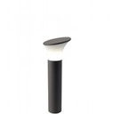 Lampada da esterno in alluminio pressofuso con diffusore opalino - Altezza max 160mm - IP44 grafite