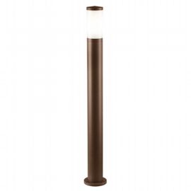Lampada da esterno in alluminio pressofuso con diffusore opalino ad alta luminosità corten - 180mm x 60mm