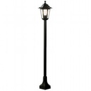 Lampada da esterno in alluminio pressofuso con diffusori in vetro trasparente - Altezza max 155mm - Potenza massima 60W nero