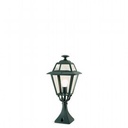 Lampada da esterno in alluminio pressofuso con diffusori in vetro trasparente grafite