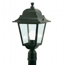 Lampada da esterno in alluminio pressofuso con diffusori in vetro trasparente nero - Stile e funzionalità per il tuo spazio esterno