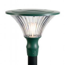 Lampada da esterno in alluminio pressofuso, diffusore trasparente, dimensioni: 60mm x 160mm, IP65 muschio
