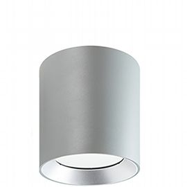 Lampada da soffitto in alluminio pressofuso con diffusore in vetro trasparente - 12W, 1420 lumen, luce calda