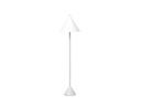 Lampada da terra elegante in metallo bianco, dimensioni 40x40x156 cm