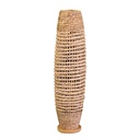Lampada da terra in rattan naturale con base ø31h119,5 cm