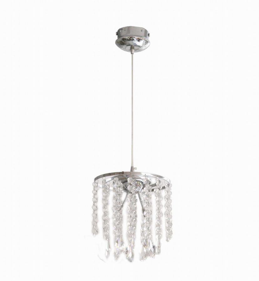 Lampadario a spirale con pendenti 20x25 cm