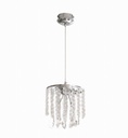 Lampadario a spirale con pendenti 20x25 cm