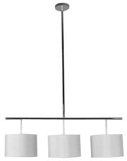 Lampadario a 3 cappelli Cilindro 110x30x150 cm