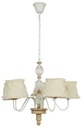 Lampadario in Ferro e Vetro 68x60 cm