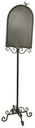 Lavagna con Piedistallo in Ferro H-4906 cm.43,5 x 43,5 H 152