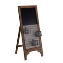 Lavagna in legno con portatutto - 43x41,5x100 cm