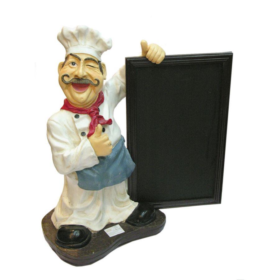 Lavagna in legno da cucina con occhiolino, 58x30x65 cm