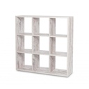 Libreria divisorio Max9 bianco consumato