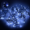 Luce filo 1000 mini led bianco freddo con controller, per uso esterno, lunghezza cavo 2000 cm