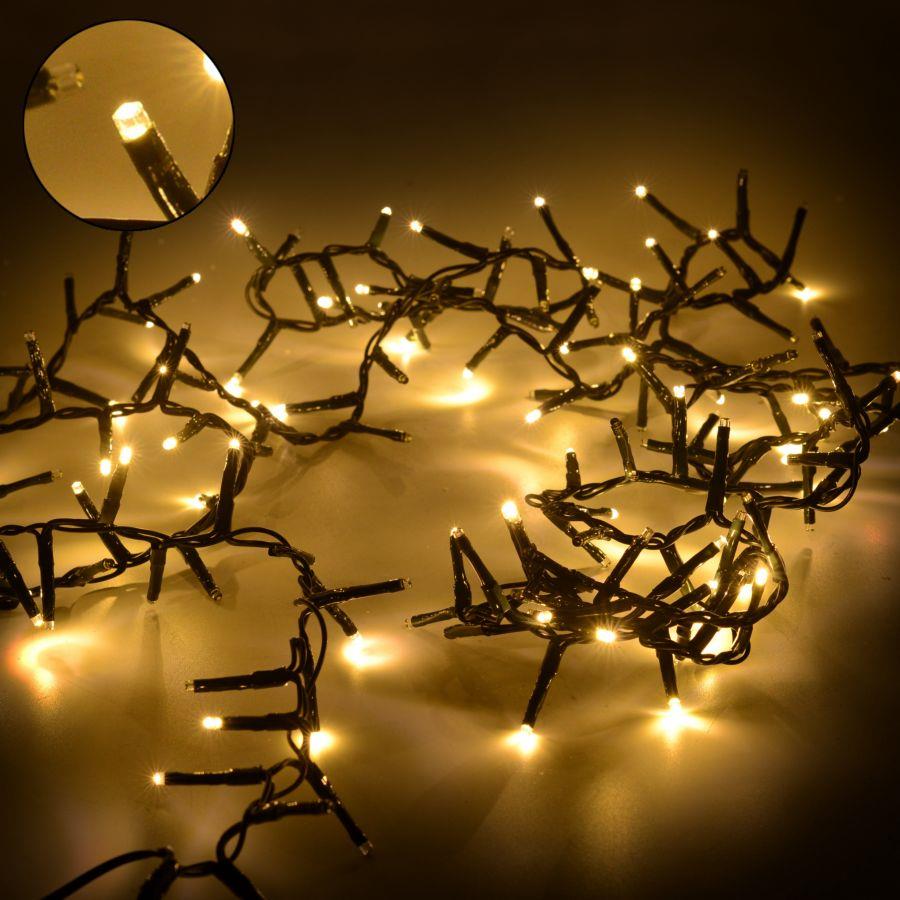 Luce filo 150 led bianco caldo, controller cm300 al. fissa, uso esterno