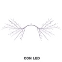 Luce Ramo 144 LED Bianco Caldo 130x80 cm Uso Esterno