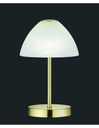 Lumetto Led Queen Dimmerabile Ottone Paralume Vetro Alabastro Trio Lighting