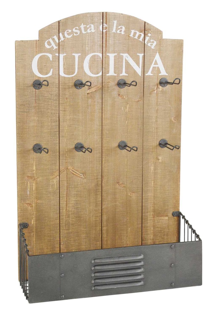 Mensola da cucina elegante e pratica - 46 x 18 x 71 cm