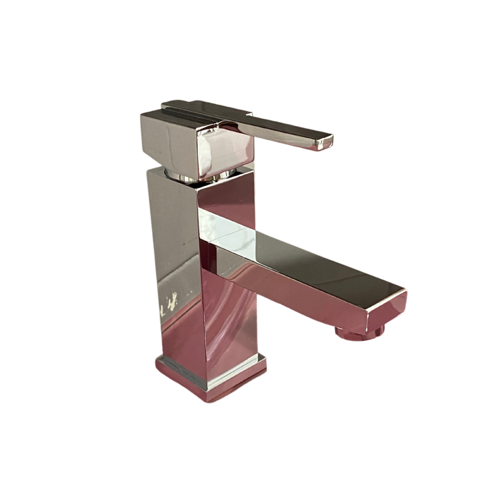 Miscelatore Bagno Quadra Lavabo Cromato 16.9 cm, 15 cm