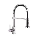Miscelatore da cucina con doccetta estraibile a molla cromato L 35 x P 9 x H 54 cm