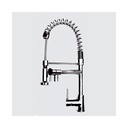 Miscelatore da cucina con doccetta finitura cromo h.58x19 cm