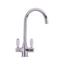 Miscelatore da cucina satinato con comandi in ceramica Paini 84CN544 36.6 cm, 19.1 cm, 5 cm