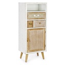 Mobile 1 Anta 2 Cassetti Eloise in Legno Naturale 48x35x121h cm