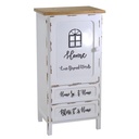 Cassettiera con 1 anta e 2 cassetti, cm50x38xh100