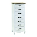 Mobile country 7 cassetti bianco 34,5 x 44,5 x h 110,5