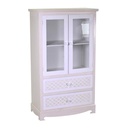 Mobile vetrina con 2 ante e 2 cassetti, dimensioni cm70x35h121