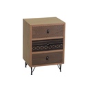 Mobile Fantasia Marrone con 3 Cassetti - 30x40x61 cm