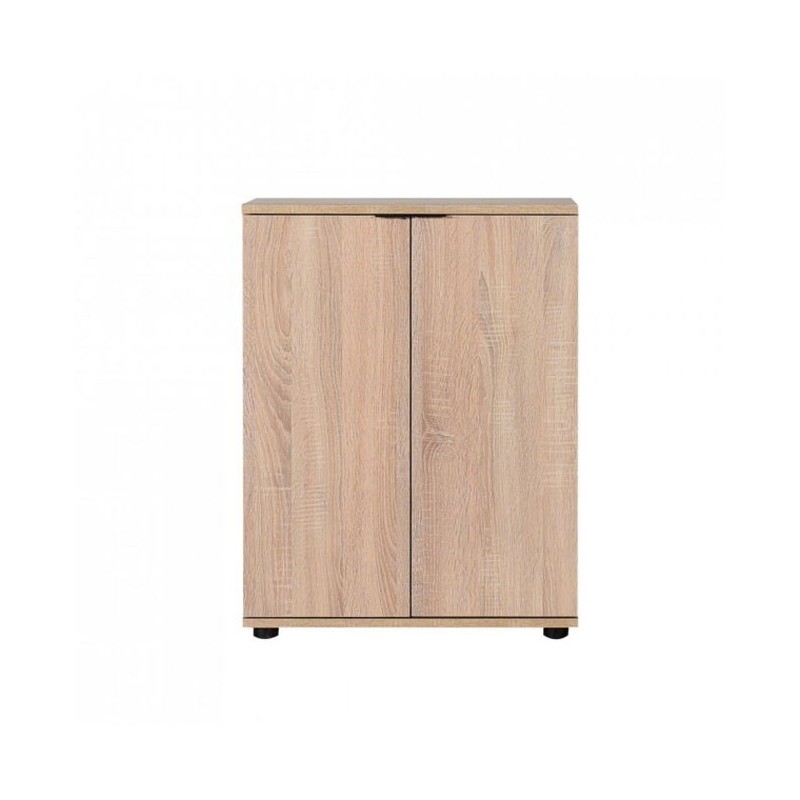 Mobile scarpiera multiuso 2 ante ripiani  sonoma  60x34xh.78 cm