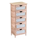 Cassettiera 5 cassetti Anversa cm40x30xh94